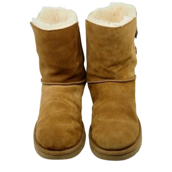 UGG~Marciela II~ Women's SHEARLING WINTER BOOTS CHESTNUT SUEDE SIZE 9 - Picture 2 of 7